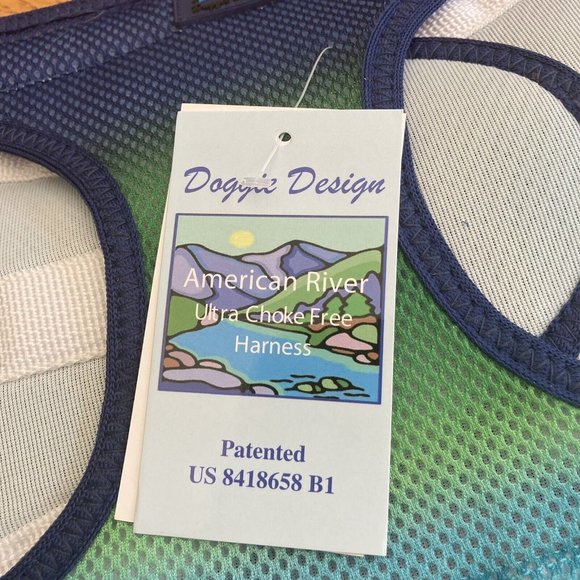 American River No Choke Dog Harness Ombre Northern Lights 50-60 Lbs Doggie Desig - Picture 5 of 8